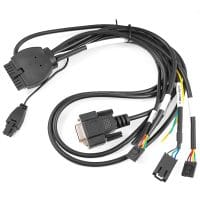 โรงงานที่กำหนดเองอุปกรณ์อุตสาหกรรมลากสายDP9Pถึง20จุดรถจีเอ็มสายเคเบิลข้อมูลขยายสายเคเบิลดูปองท์ขั้วสายอิเล็กทรอนิกส์